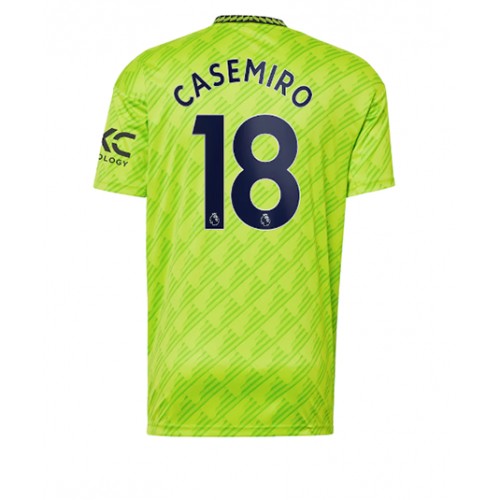 Fotbalové Dres Manchester United Casemiro #18 Alternativní 2022-23 Krátký Rukáv
